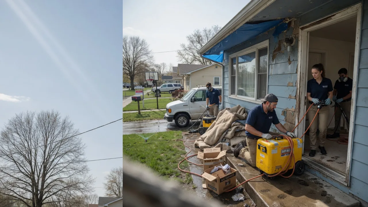Basement Flood Cleanup in Hanna, IN near me